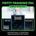 thumbnail image 4 of LiL' DUDE Flushable Wipes, Extra Large Gummie Rears Wet Wipes, Gummy Bear Scent, 42 Count, 6 Pack, 4 of 10