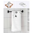 thumbnail image 6 of Grey Eucalyptus Leaves Towel Set of 3, Soft Microfiber Bath Towels, Hand Towel, Washcloths, Summer Farmhouse Leaf Quick-Dry Absorbent Towels for Bathroom Kitchen Hotel Beach Gym Spa, 6 of 7