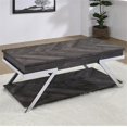 thumbnail image 2 of Steve Silver Roma Table de Cocktail en Bois et Stratifié Gris Foncé à Plateau Relevable, 2 of 9