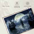 thumbnail image 6 of Elephant Stock Old Sailing Boat Wall Art - Horizontal Canvas Wall Art - Living Room Wall Decor - Nautical Canvas - Black And Purple Decor - 48" x 32", 6 of 8