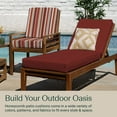 thumbnail image 3 of Textured Solid Henna Chaise Lounge Cushion, 3 of 8