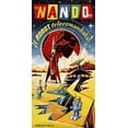 thumbnail image 2 of Retrobot 18x32 Gold Ornate Wood Framed with Double Matting Museum Art Print Titled - Nando - Il Robot a Telecomando, 2 of 4