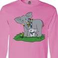 thumbnail image 4 of Inktastic Autism Support Elephants Long Sleeve T-Shirt, 4 of 5