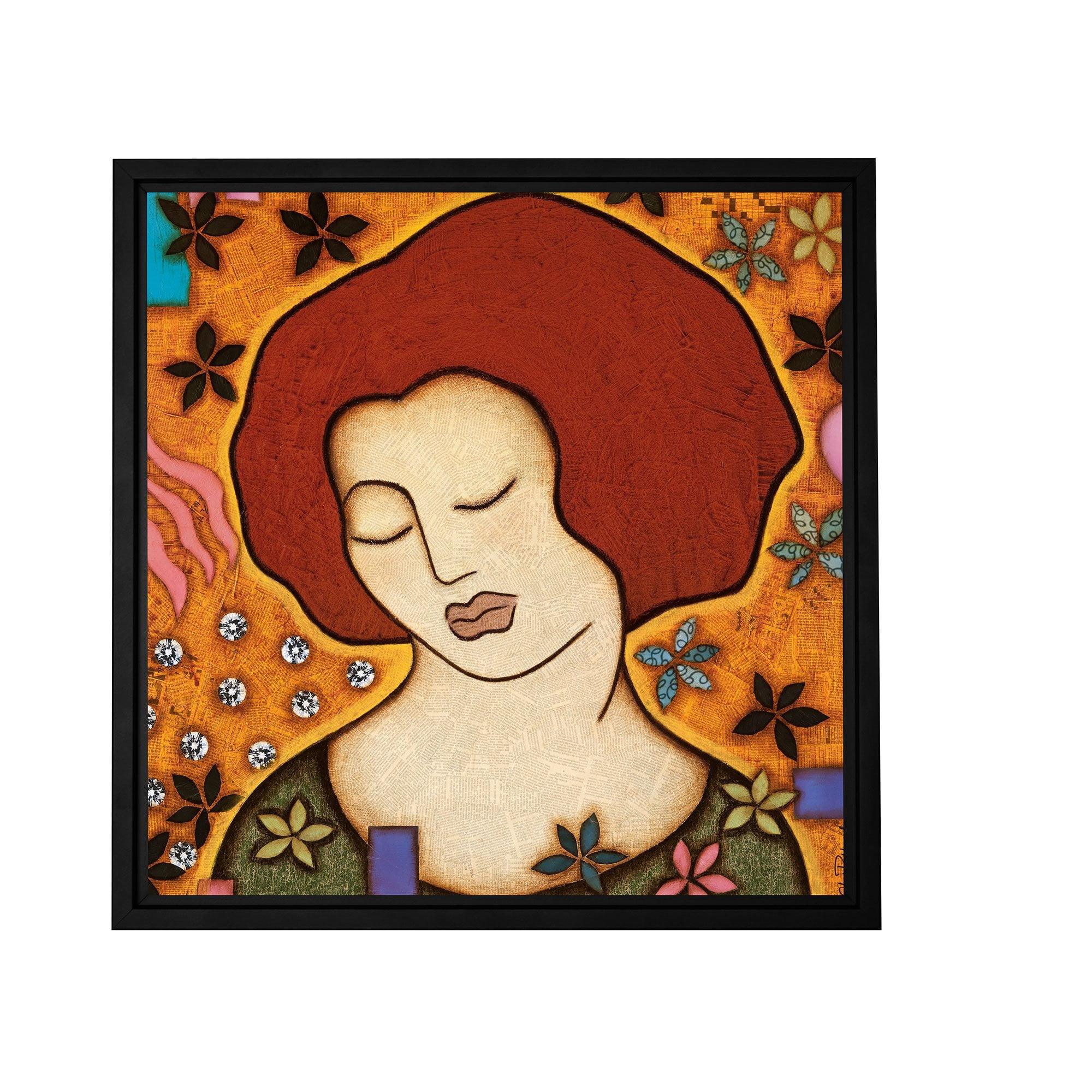 Gloria Rothrock "Tranquilvision" Floater-Framed Gallery-Wrapped Canvas