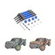 thumbnail image 2 of 4 piezas de eje de transmisión delantero y trasero de metal CVD para 1/10 Slash Stampede Hoss Vxl RC Car Upgrade Parts, blu, 2 of 5
