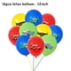 thumbnail image 3 of Decoraciones para fiestas de cumpleaños de Cars Disney Pixar Cars Lightning Mcqueen Globos Servilletas de papel Vasos Platos Bolsas de regalo Vajilla Suministros, 3 of 5