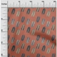 thumbnail image 2 of oneOone Cotton Poplin Orange Fabric Leaves Quilting Supplies Print Sewing Fabric By The Yard 56 Inch Wide, 2 of 5