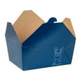 thumbnail image 6 of Restaurantware-Bio Tek 8.5 x 6.2 x 3.5 Inch Food Containers, 50 Durable Takeaway Boxes - Disposable, Sturdy, Frenchie Paper 98 Ounce Takeout Boxes, Rectangle, For Takeouts And Delivery, 6 of 11