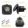 thumbnail image 4 of NATEFEMIN Generator Battery Charger Plug 15A RV Power Inlet for RVs Campers Trailers Boats Marine Use Simple Installation, 4 of 11