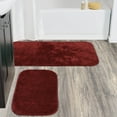 thumbnail image 2 of Garland Rug Traditional Washable Bath Rug Set, 2-Piece Set (21"x34" Bath Rug, & 22"x60" Runner) Chili Red, 2 of 8