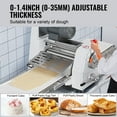 thumbnail image 3 of VEVOR Commercial Dough Sheeter Machine, 15.7-Inch Reversible Puff Pastry Sheeter and Fondant Roller, Electric Dough Roller 0-1.4" Adjustable Thickness, Folding Dough Sheeter for Bakeries, Pastries, 3 of 9