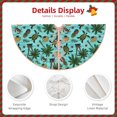 Lukts Pineapple Sea Turtle print color life Christmas Tree Skirt