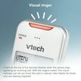 thumbnail image 4 of VTech Bluetooth DECT 6.0 Expandable Cordless Phone with Connect to Cell and Answering System (2 Handsets, Silver), VT VS112-27, 4 of 13