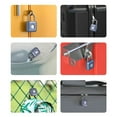 thumbnail image 4 of Mini Fingerprint Padlock USB Rechargeable Fingerprint Lock 20 Fingerprints IPX2 Splashproof Anti-Theft Security Padlocks for Door Bike Luggage Backpack Cabinet, 4 of 6