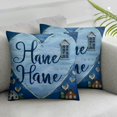 thumbnail image 3 of Farmhouse Pillow Cover, Home Sweet Home Reversible  in Throw Pillow Case, Daisy Decoration for Home Sofa Couch Bed, Gifts for Family Friend,, 3 of 7