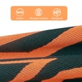 thumbnail image 4 of Neck Gaiter Face Mask for Men Women 2 Pack Knit Fabric Warmer Cover Outdoor Sports Black Orange, 4 of 8