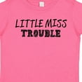 thumbnail image 4 of Inktastic Little Miss Trouble Girls Toddler T-Shirt, 4 of 5
