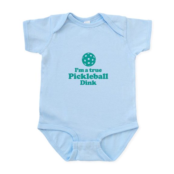 CafePress - I'm A True Pickleball Dink Body Suit - Baby Light Bodysuit, Size Newborn - 24 Months