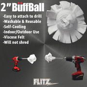 Flitz 2 Super Mini Buff Ball with Paste Polish, 1.76 oz
