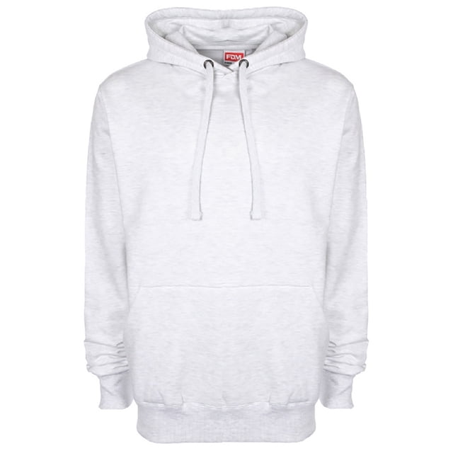 FDM - Sudadera lisa con capucha Modelo Original (300 GSM)Hombre/Mujer Unisex - Gym/Correr (Gris Sport)