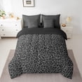 thumbnail image 2 of Feelyou Leopard Print Twin Bedding Sets 7-Piece, Modern Fashion Bedding Comforter Set, 2 of 7