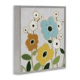 thumbnail image 3 of Stupell Industries Contemporary Primary Hued Blossoms Gray Framed Giclee Art, 24 x 24, by Carol Robinson, 3 of 8