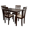 thumbnail image 2 of Comedor de Madera Mobi Muebles con 4 Sillas Modelo Oviedo, 2 of 5
