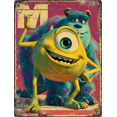 thumbnail image 1 of Monsters Inc Retro Canvas Wall Art 15.75x11.81 Inches, 1 of 8
