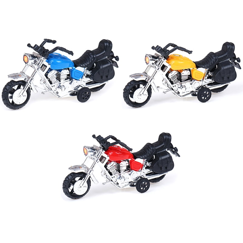 Pull Back Motorcycle Inertial Motor Bike Model Children Kids Educational Toys 