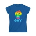 thumbnail image 4 of It's OK to Be Gay Gender Equality LGBTQ Pride Day Gay Parade Womens Shirts, 4 of 8