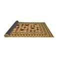 thumbnail image 2 of Ahgly Company Indoor Round Abstract Brown Contemporary Area Rugs, 6' Round, 2 of 4