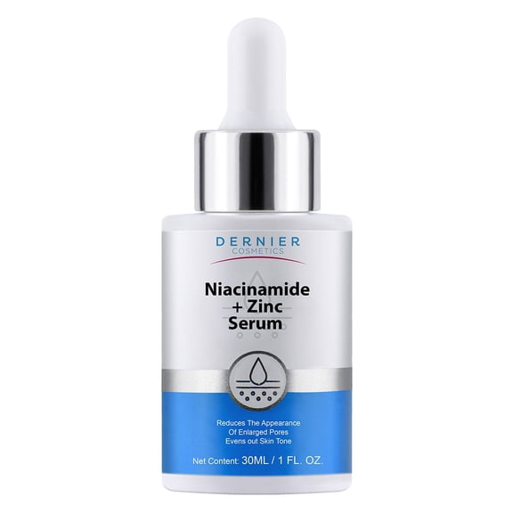 Dernier Cosmetics Niacinamide + Zinc Serum – 10% Niacinamide & 1% Zinc (1 fl oz)