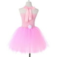 thumbnail image 4 of Dresses for Girls Kids Child Baby Sleeveless Cute Rabbit Party Tutu Dresses with Headband Set Princess Dress Size 5 Y-6 Y, 4 of 5