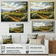 thumbnail image 4 of Designart "Captivating Vineyard Scenery I" Vineyard Canvas Art Print, 4 of 7