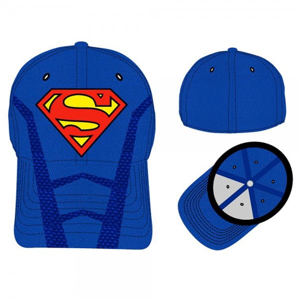 Baseball Cap DC Comics Superman Suit Up Inspired Acrive Flex