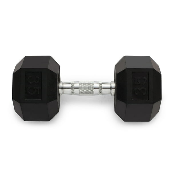Weider Rubber Hex Dumbbell 35 Lbs Sold Individually Walmart Com Weider Rubber Hex Dumbbell 35 Lbs Sold Individually Walmart Com