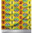 thumbnail image 1 of Soimoi Poly Georgette Fabric Tribal Southwestern Printed Fabric 1 Yard 52 Inch Wide, 1 of 1