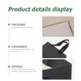 thumbnail image 3 of CATIEBYE 4Pcs Black Square Packing Bags for Coffee Shop Paper Grocery Bags, 3 of 7