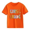 thumbnail image 2 of LNMQLPDBS Graphic Baby Tees 4t White Tshirt Girls Red Tshirt Size 8 Shirts White Shirt Girls Spring Clothes Teen Girls Clothes 14/16 Girls, Orange 6-7 Years, 2 of 7