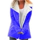 thumbnail image 2 of Puntoco-Chaqueta de talla grande para mujer, chaqueta con solapas de botones de felpa compuesta cálida de invierno, prendas de vestir, abrigo, liquidación de Navidad Puntoco Puntoco-2569, 2 of 6