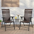 thumbnail image 2 of Giantex Rattan Reclining Folding Chair , Wicker Portable Chair w/5-Position Adjustable High Backrest & Widen Armrest, 2, 2 of 8