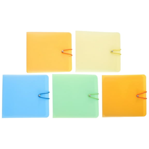 unbranded  5 Pcs 12 CD Case Holders Storage Disc Binder Book Binders Dvd