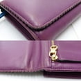 thumbnail image 4 of Pre-Owned LOEWE Long Wallet 101111 Round Nappa Leather Purple Women's 181849 (Good), 4 of 10