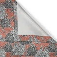 thumbnail image 6 of Ambesonne Floral Valance & Curtain, Vintage Monochrome Flowers, 55"x36", Coral White and Charcoal Grey, 6 of 7