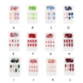 thumbnail image 4 of False Nail Removable Wearable Simple to Apply Smooth Surface Fingernail with Full Coverage Various Shapes Fake Fingernail Strong Viscosity Charming Paster 38, 4 of 7