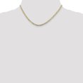 thumbnail image 2 of Collier Chaîne Figaro 3 mm en Or Jaune 10k Pendentif Breloque, 2 of 9