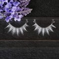 thumbnail image 1 of Fashion White False Eyelashes,Cosplay Makeup Natural Long Eyelashes Extension Cross Strip Fake Eye Lashes Makeup Tools(lower eyelashes), 1 of 7