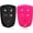black and pink, variant on Dobrev 5 Button Silicone Case Fob Keyless Entry Cover Protector Skin for 2017 2018 2020 Cadillac CTS-V TTS XT4 XT5 XT6 CT6 ATS XTS Smart Key  black and black