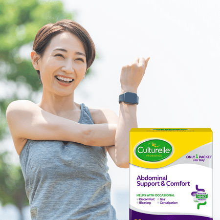 Culturelle Abdominal Daily Support & Comfort Powder, for Digestive Health* and Gas Relief, 28 Count