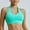Mint Green, variant on Fznquz Sexy Plus Size Bras for Women Padded Wireless Push Up Halter Backless Green Bras